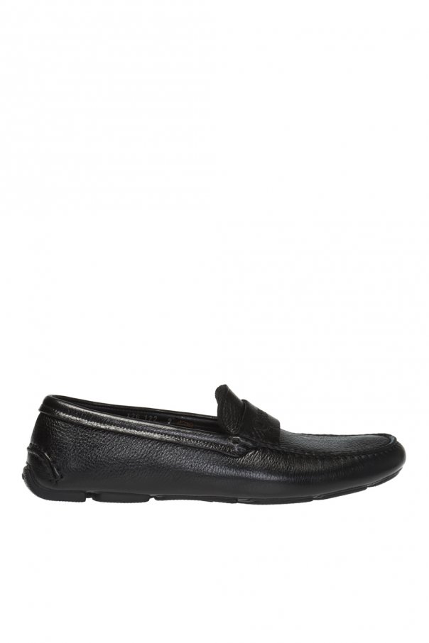 Giorgio Armani Leather slip-on shoes